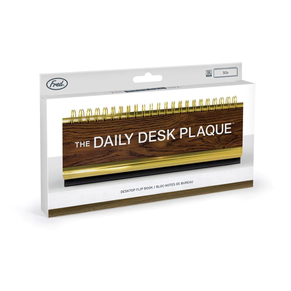 The Daily Desk Plaque