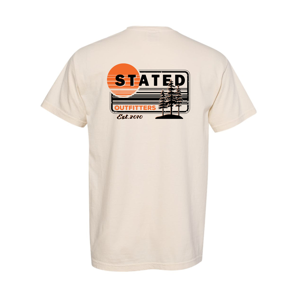 Stated Outfitters License Plate T-Shirt