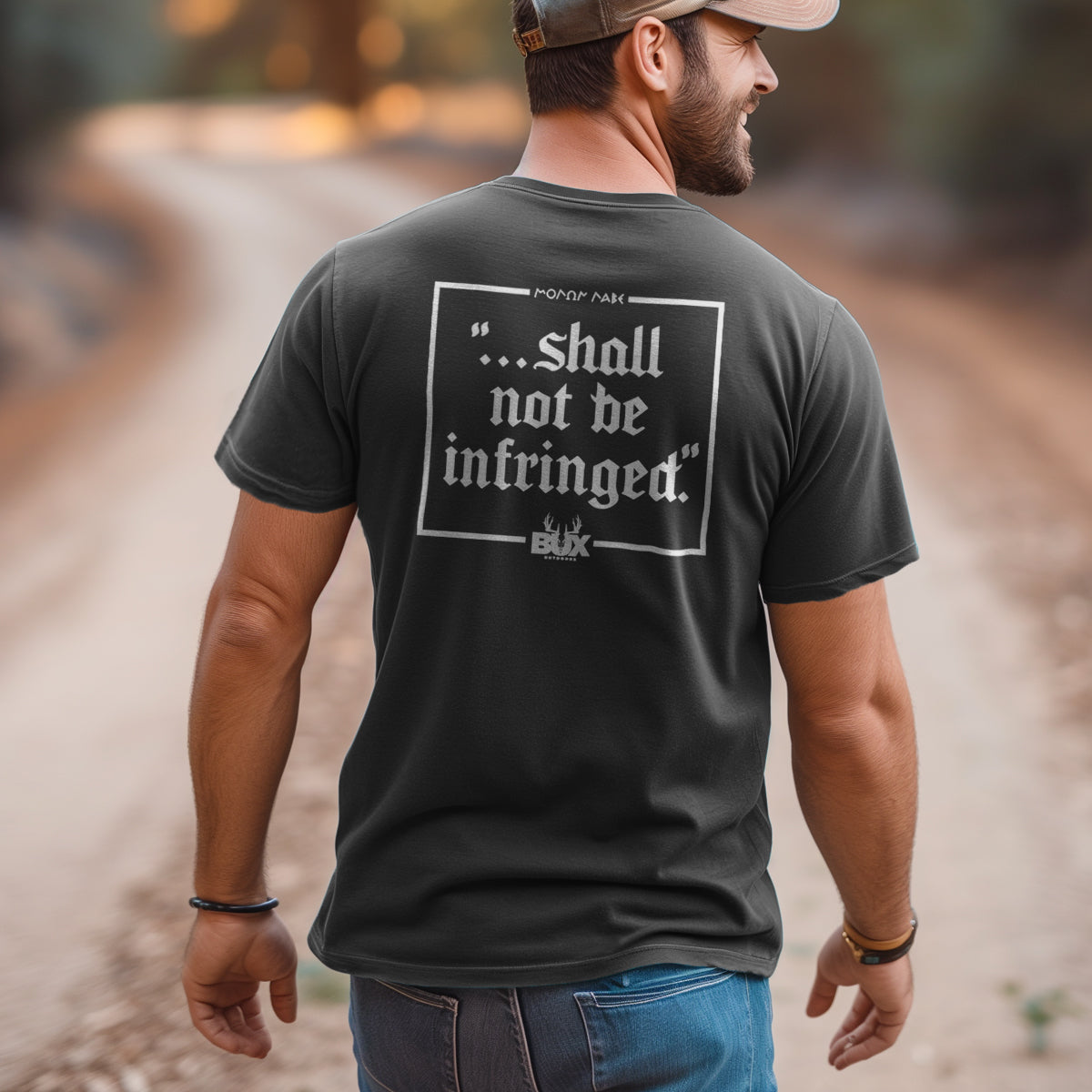 Bux Outdoor Shall Not Be Infringed Tee