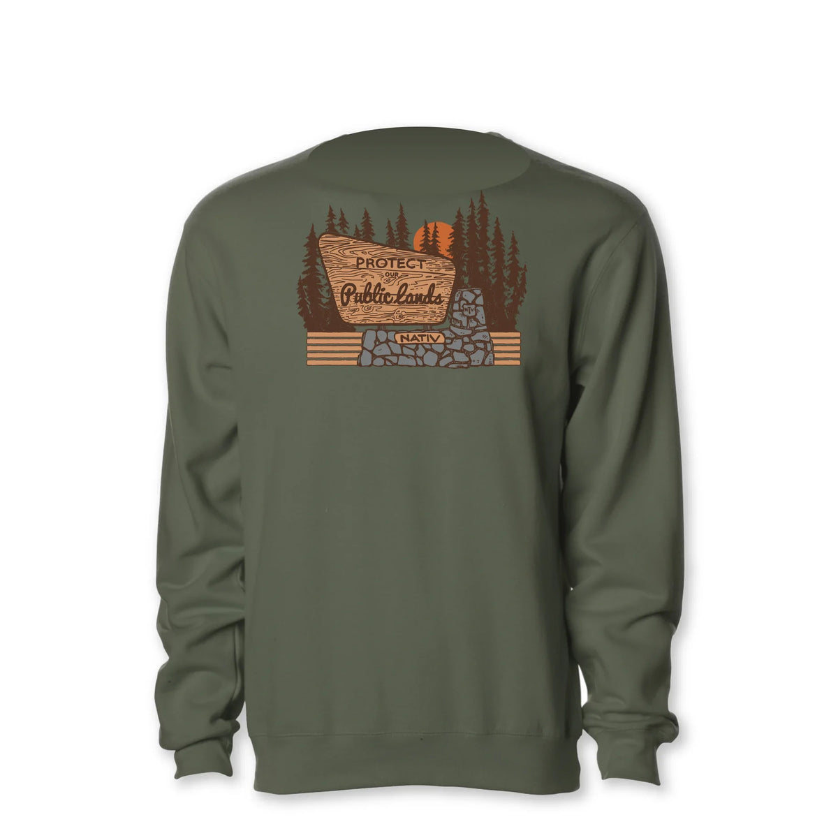 Nativ Protect Our Parks Sweatshirt