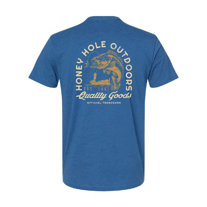 Honey Hole Bass and Boat tee