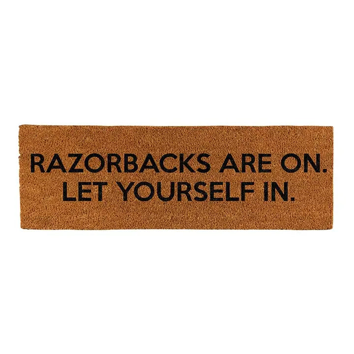 Razorback Door Mat