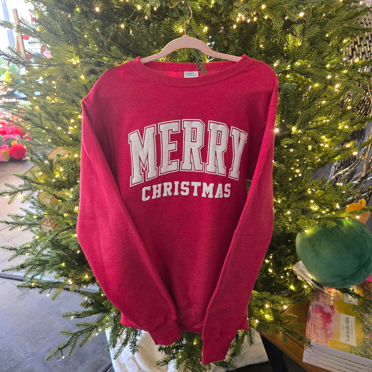 Merry Christmas Puff Sweatshirt