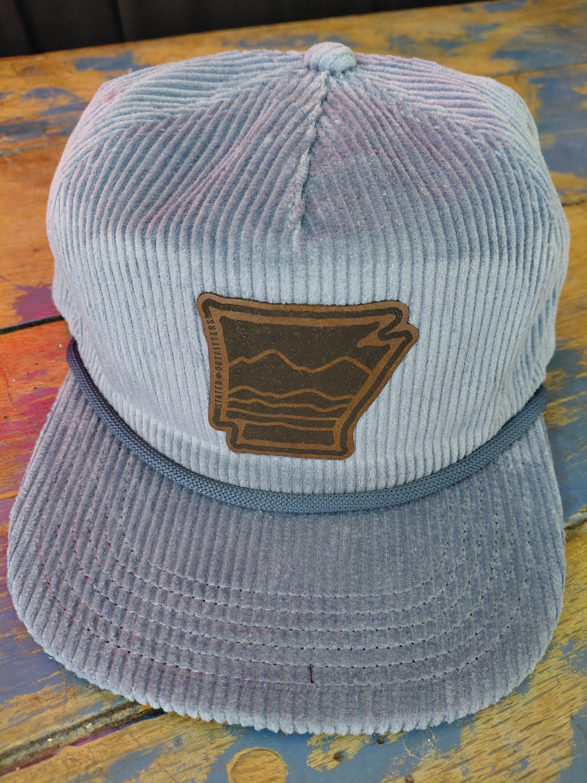 Corduroy Hat - AR Leather Patch
