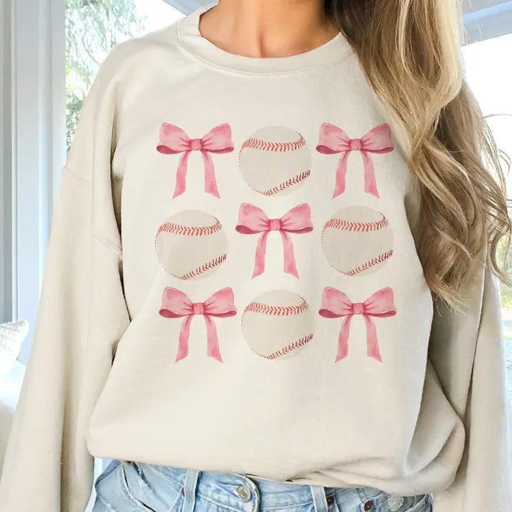 Baseball Coquette Sweatshirt