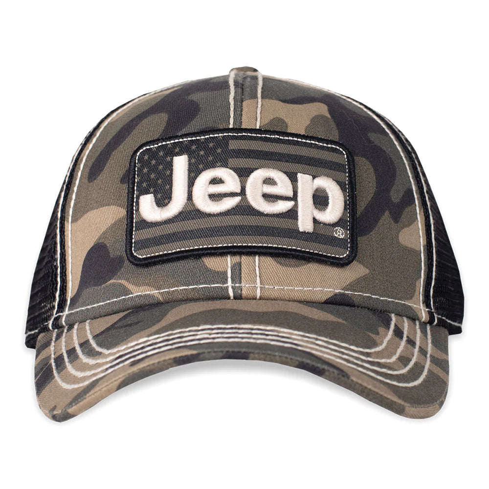 Jeep Camo Flag Hat