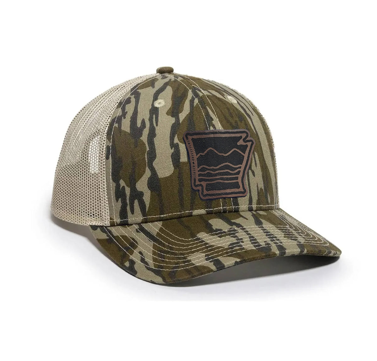 Stated Outfitters Big State Arkansas Leather Patch Hat