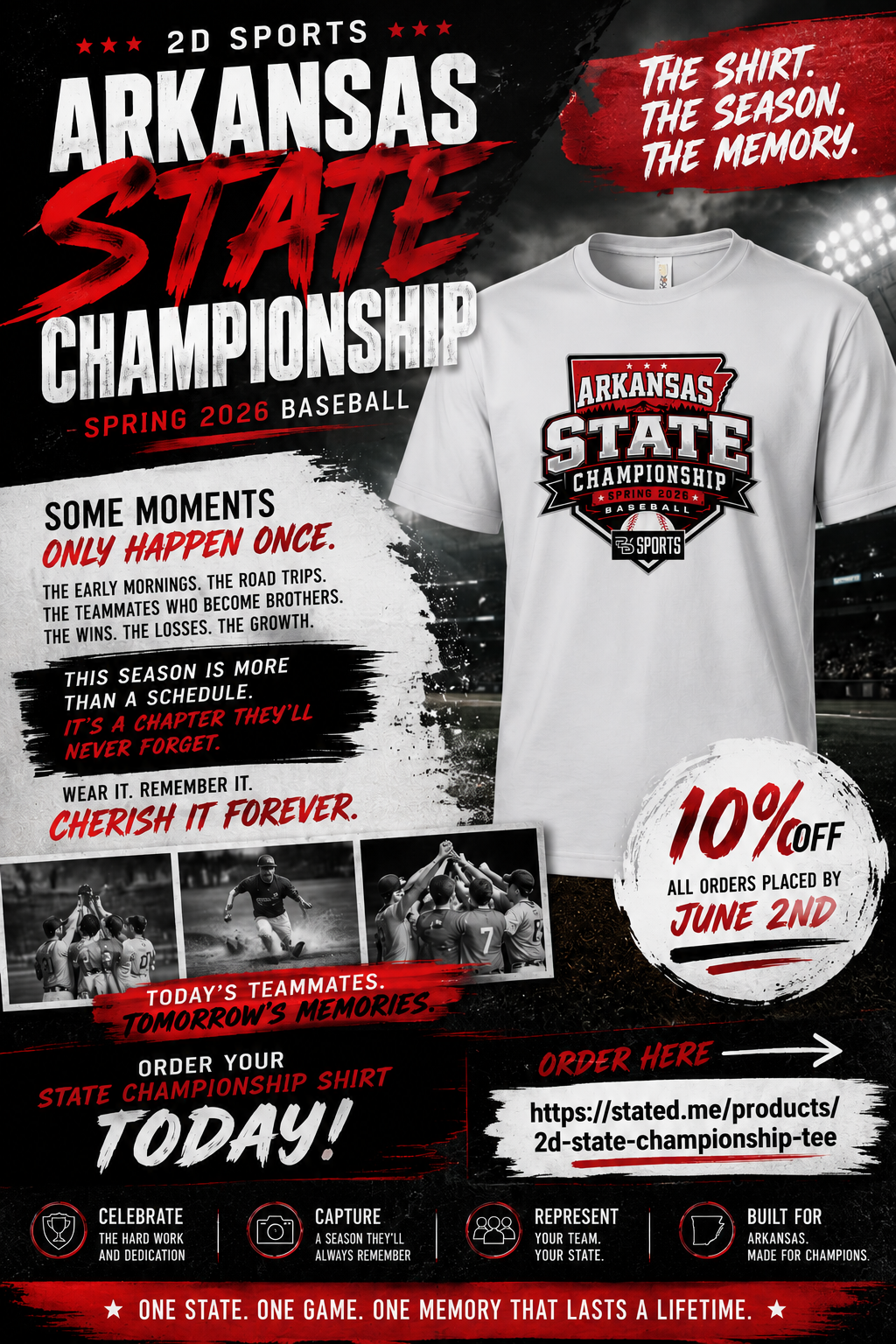 2D State Championship Tee 2026