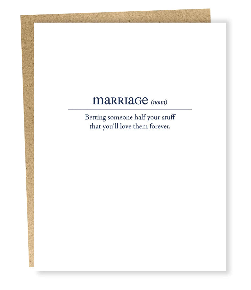 Marriage Card