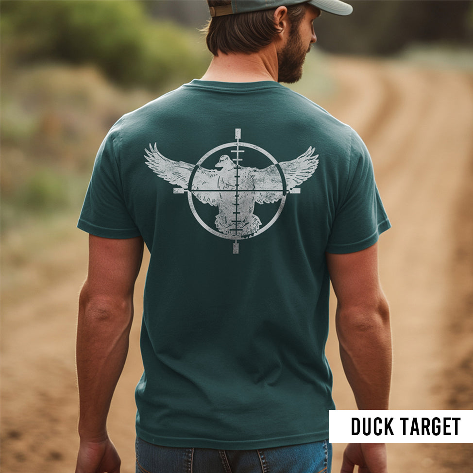 Flag and Field Duck Target