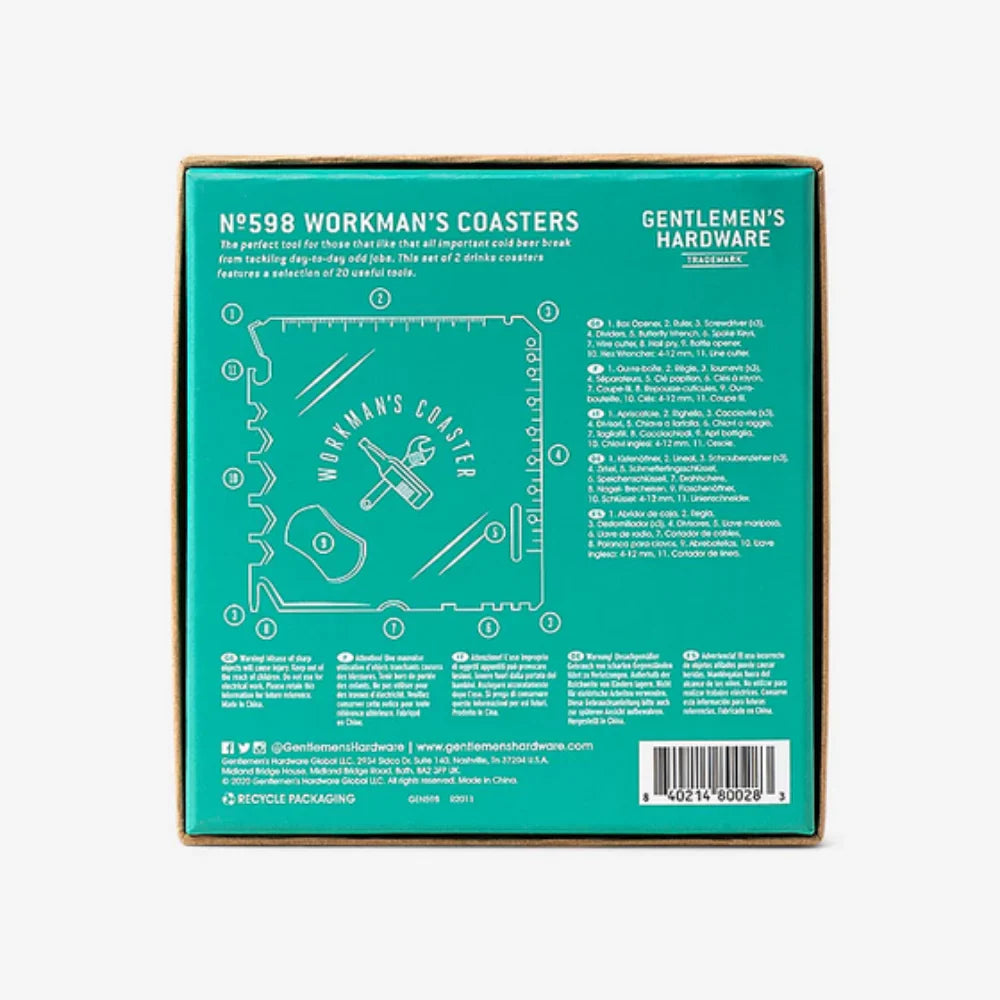 Gentlemen's Hardware Workman's Coaster Tool - Thumbnail 2