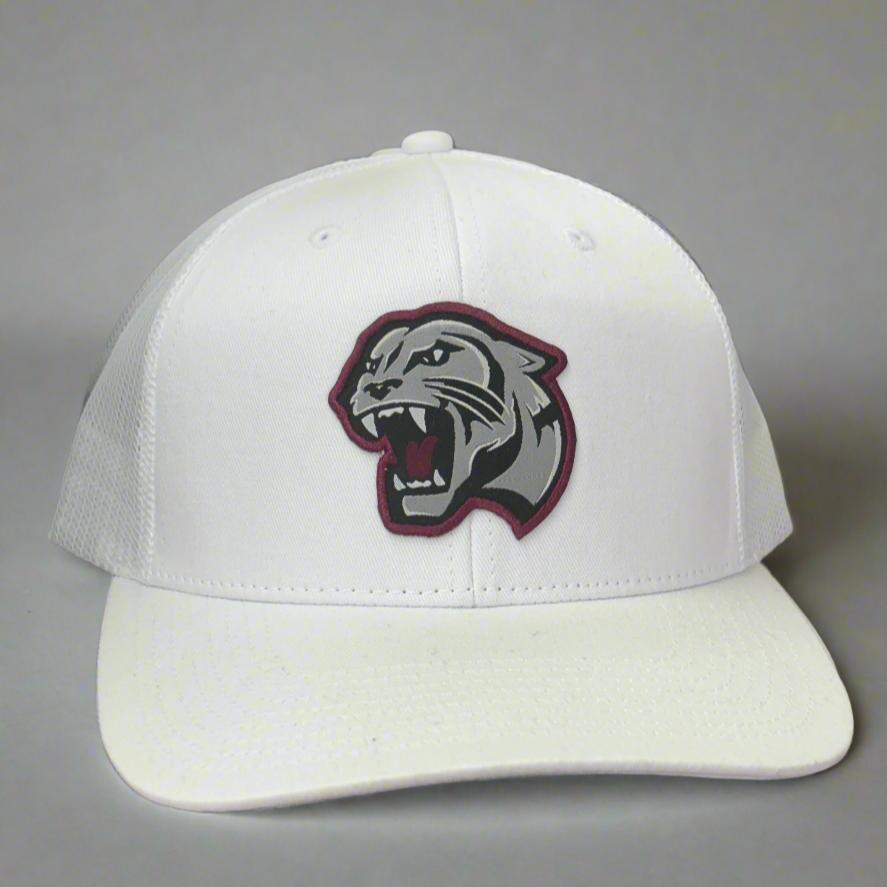 Benton Panther Solid White Hat