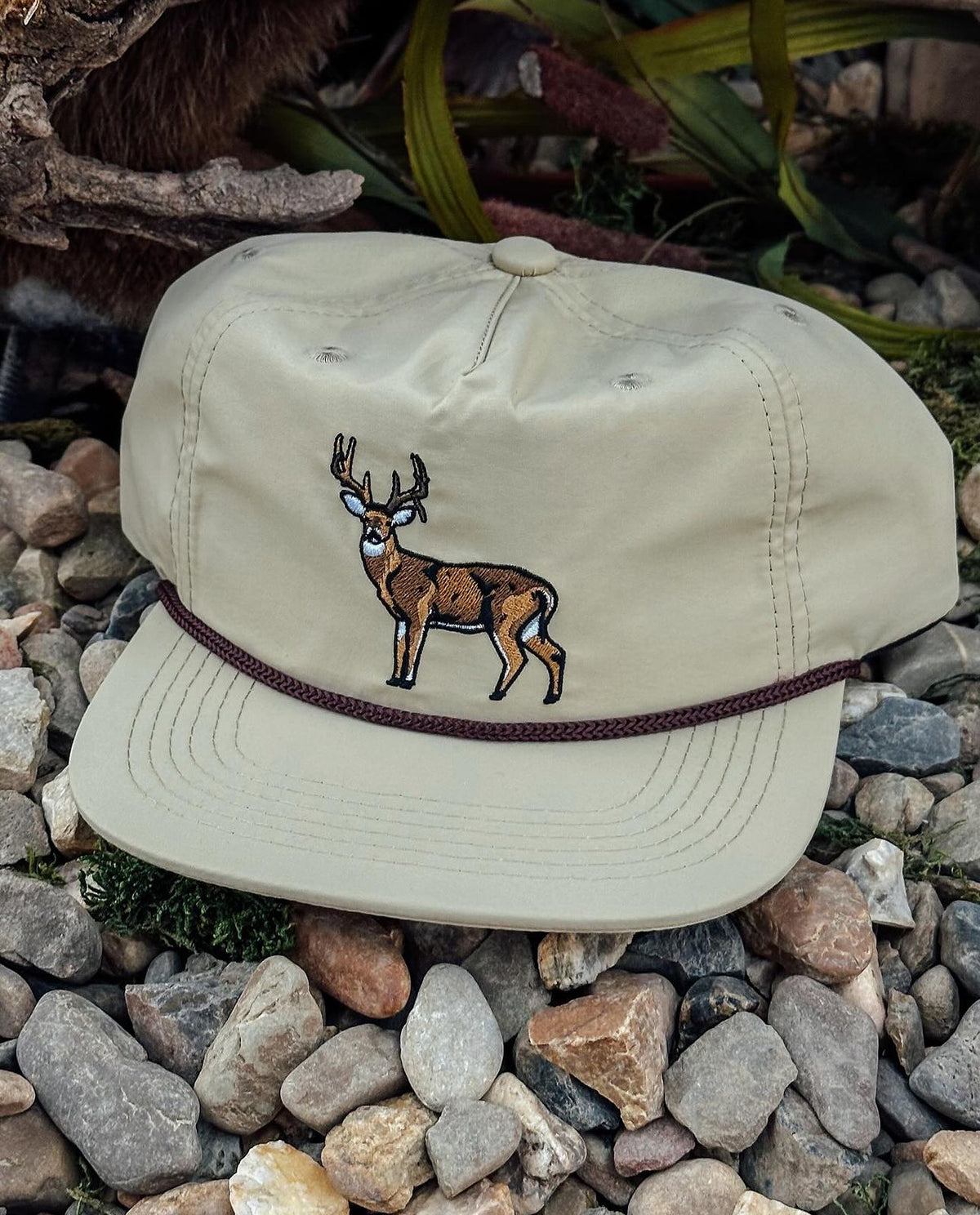 Cream Buck Rope Hat