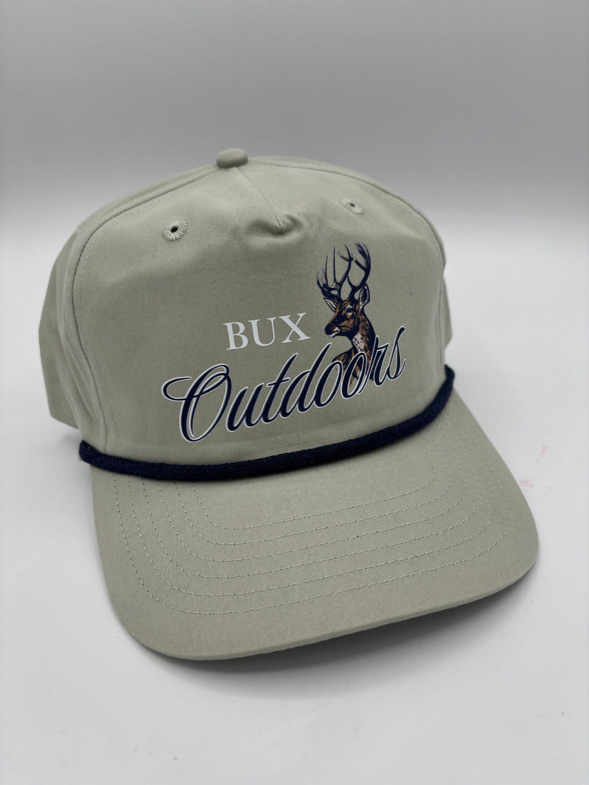 BUX Outdoors Mount Rope Hat - Light Grey