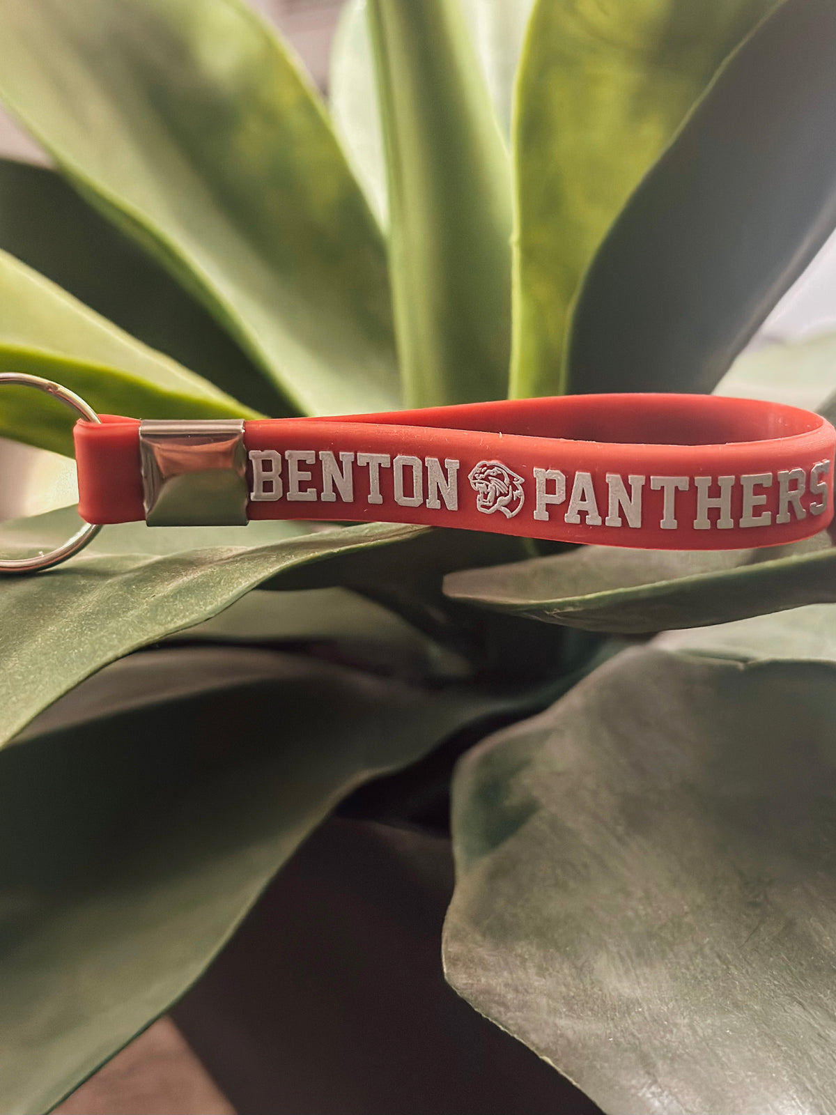 Benton Panthers Silicone Keychain