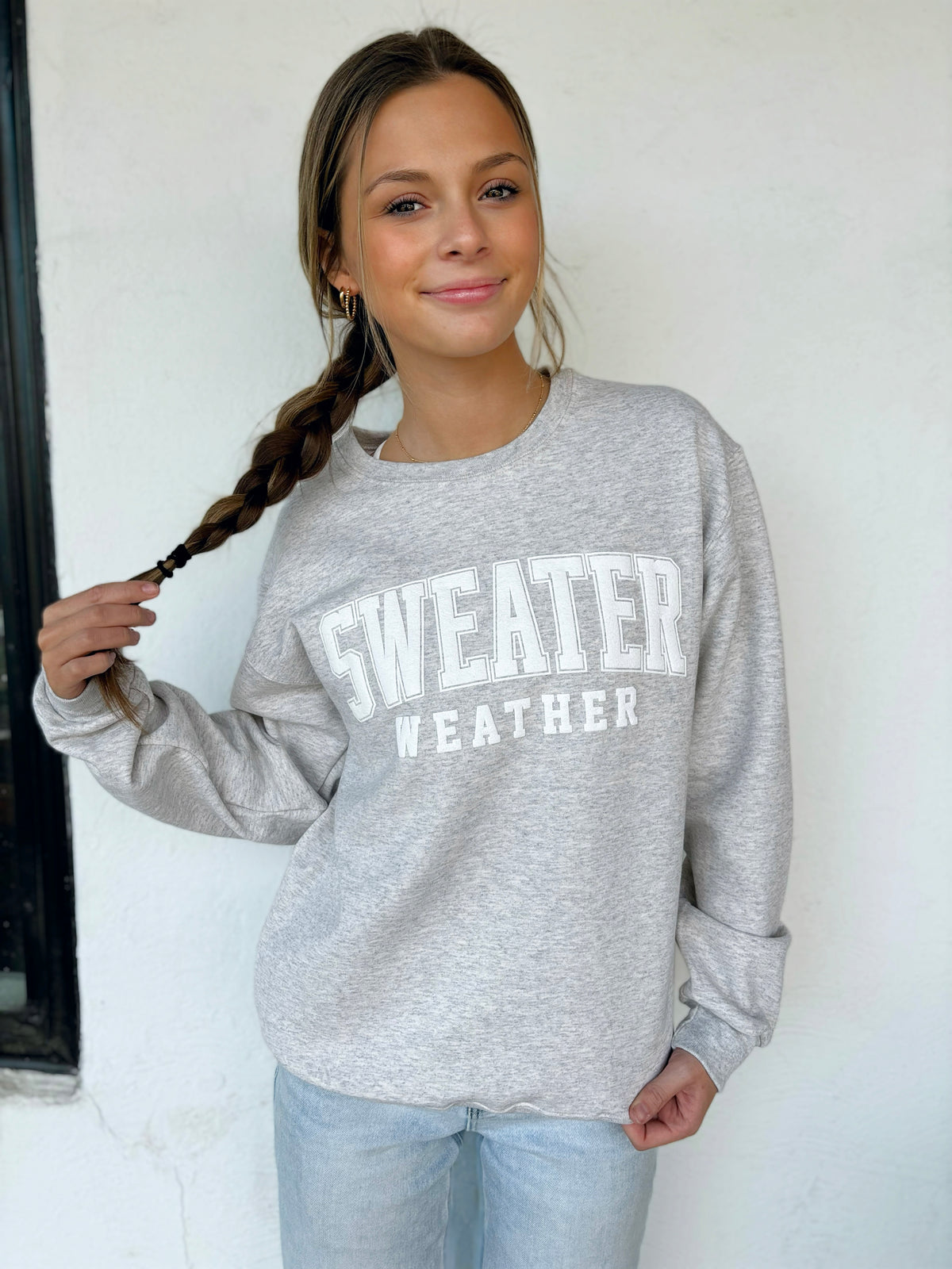 Sweater Weather Sweatshirt - Heather Oatmeal