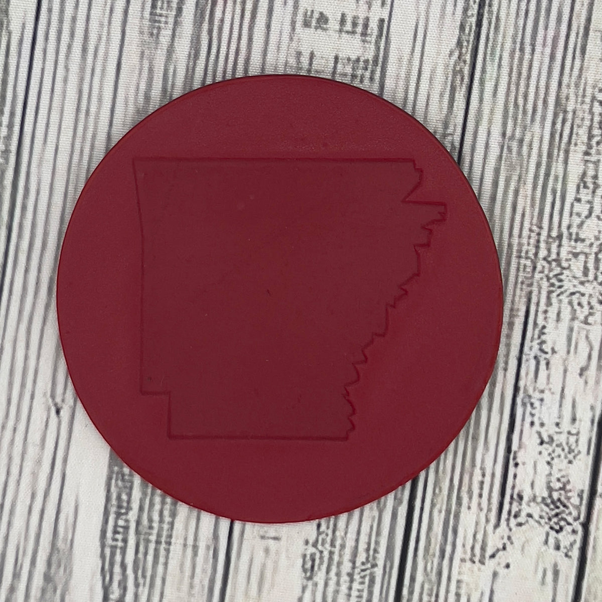 Arkansas Leather Coaster