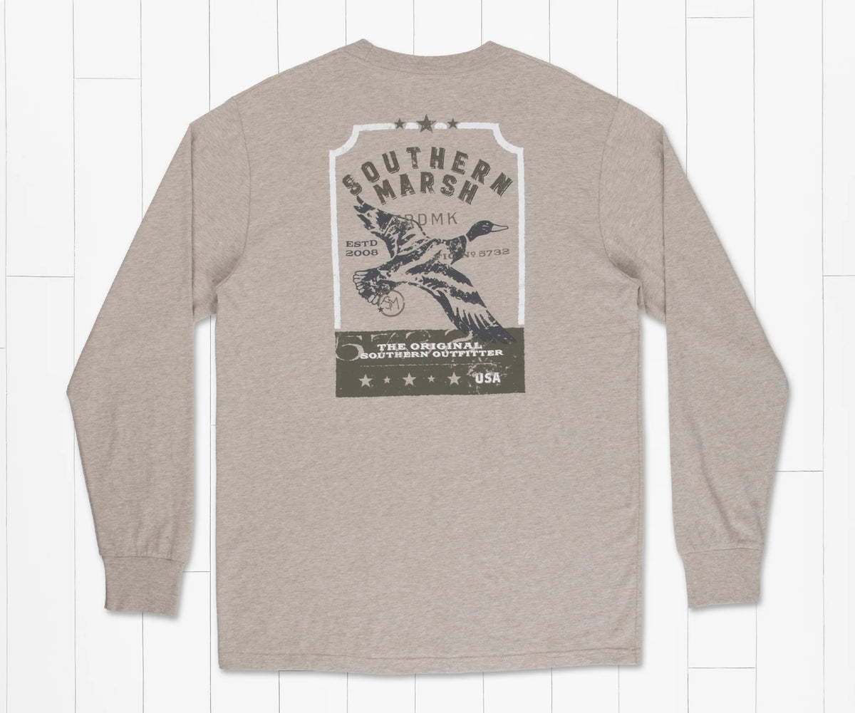 Southern Marsh Vintage Tag Duck - Long Sleeve