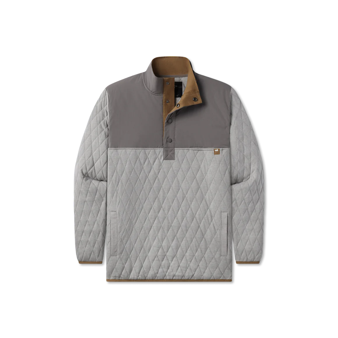 Southern Marsh Bighorn Quilted Pullover - Light Gray