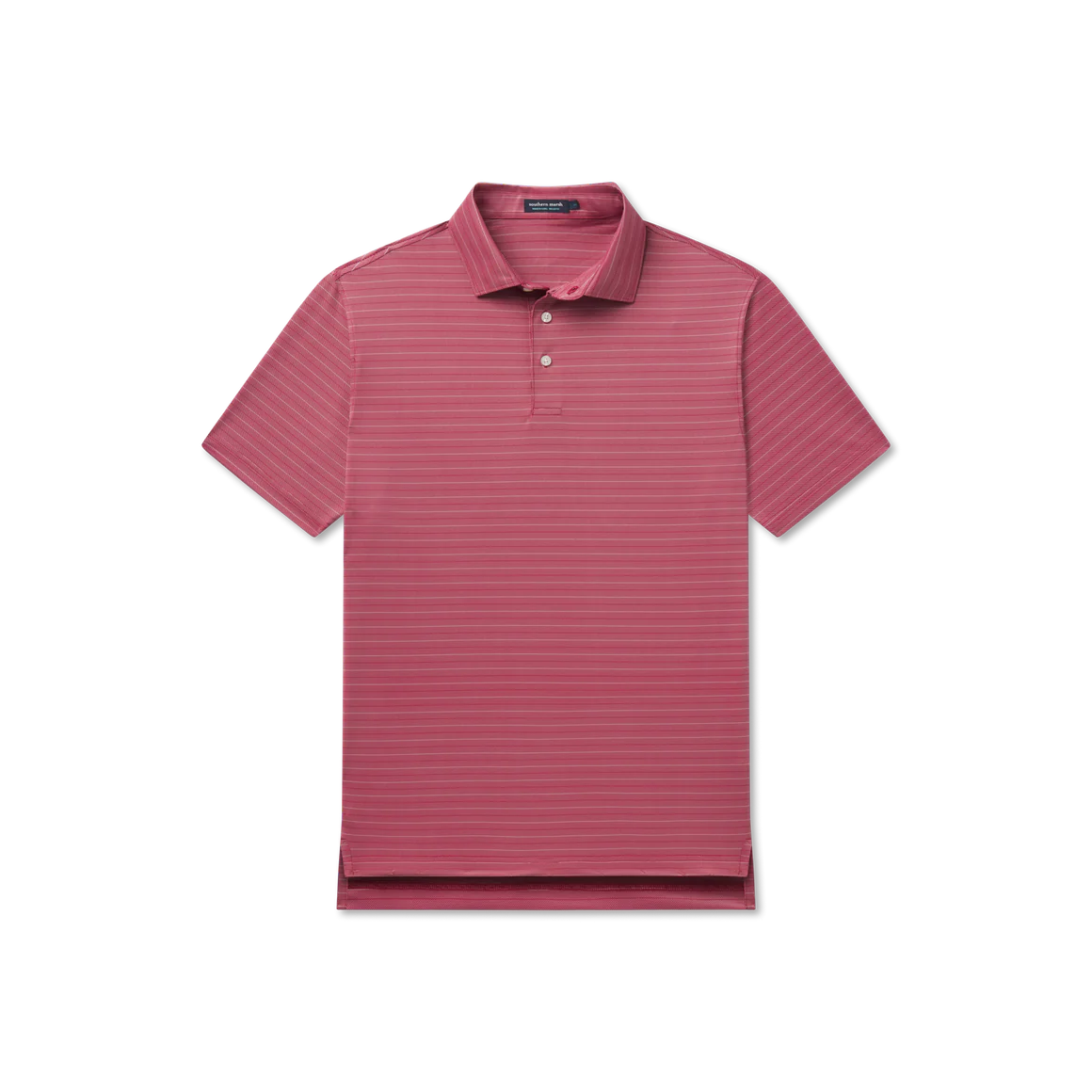 Southern Marsh Preformance Polo Crimson Red/White