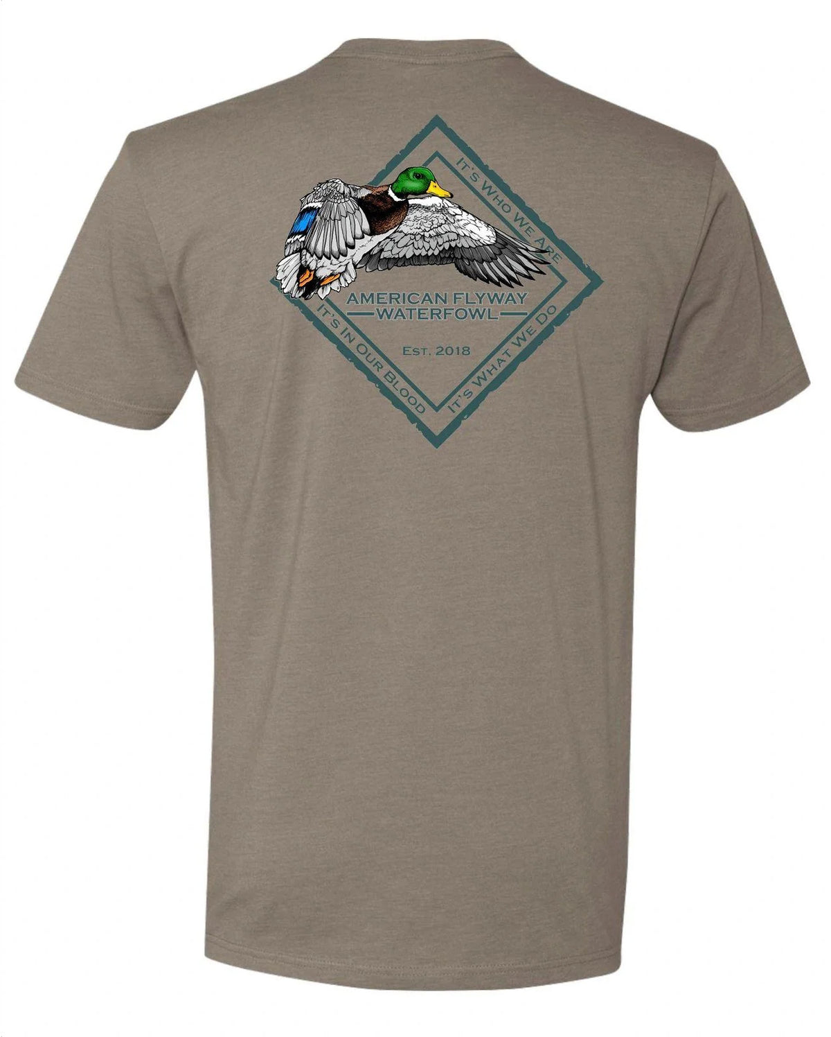 AF Waterfowl Mallard Diamond  T-Shirt