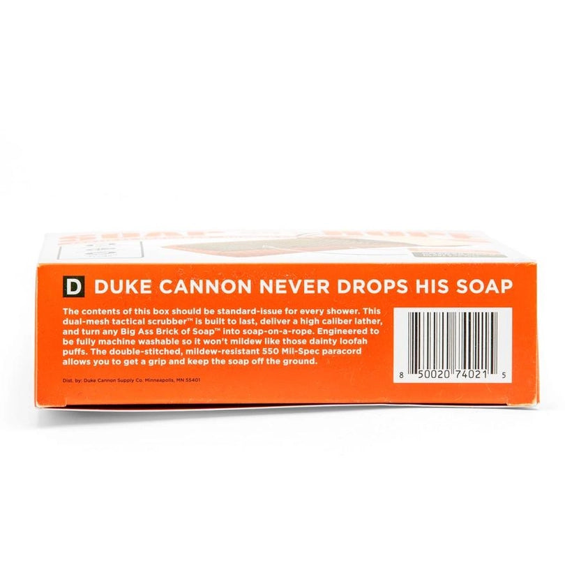 Duke Cannon Soap on a Rope Tactical Scrubber Pouch With Soap