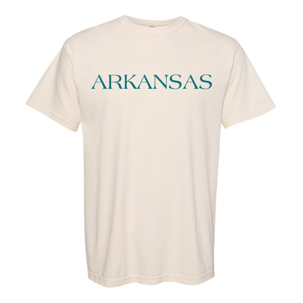 By The Sea Arkansas Parchment/Dark Mint T-shirt