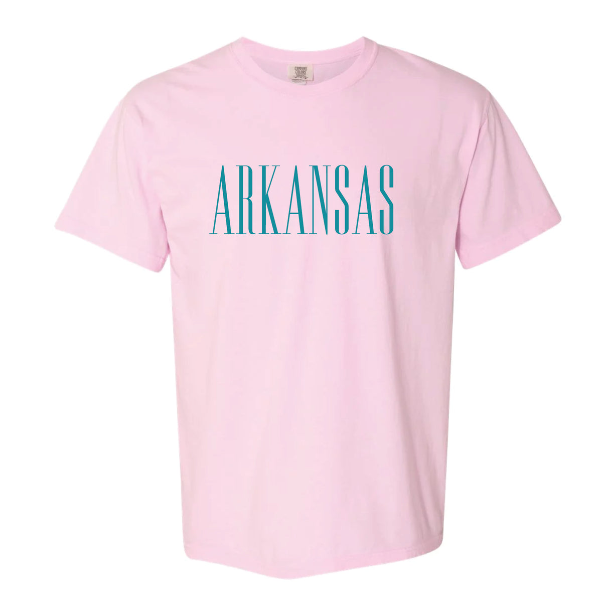 Arkansas Prep Tee - Cotton Candy/Dark Mint