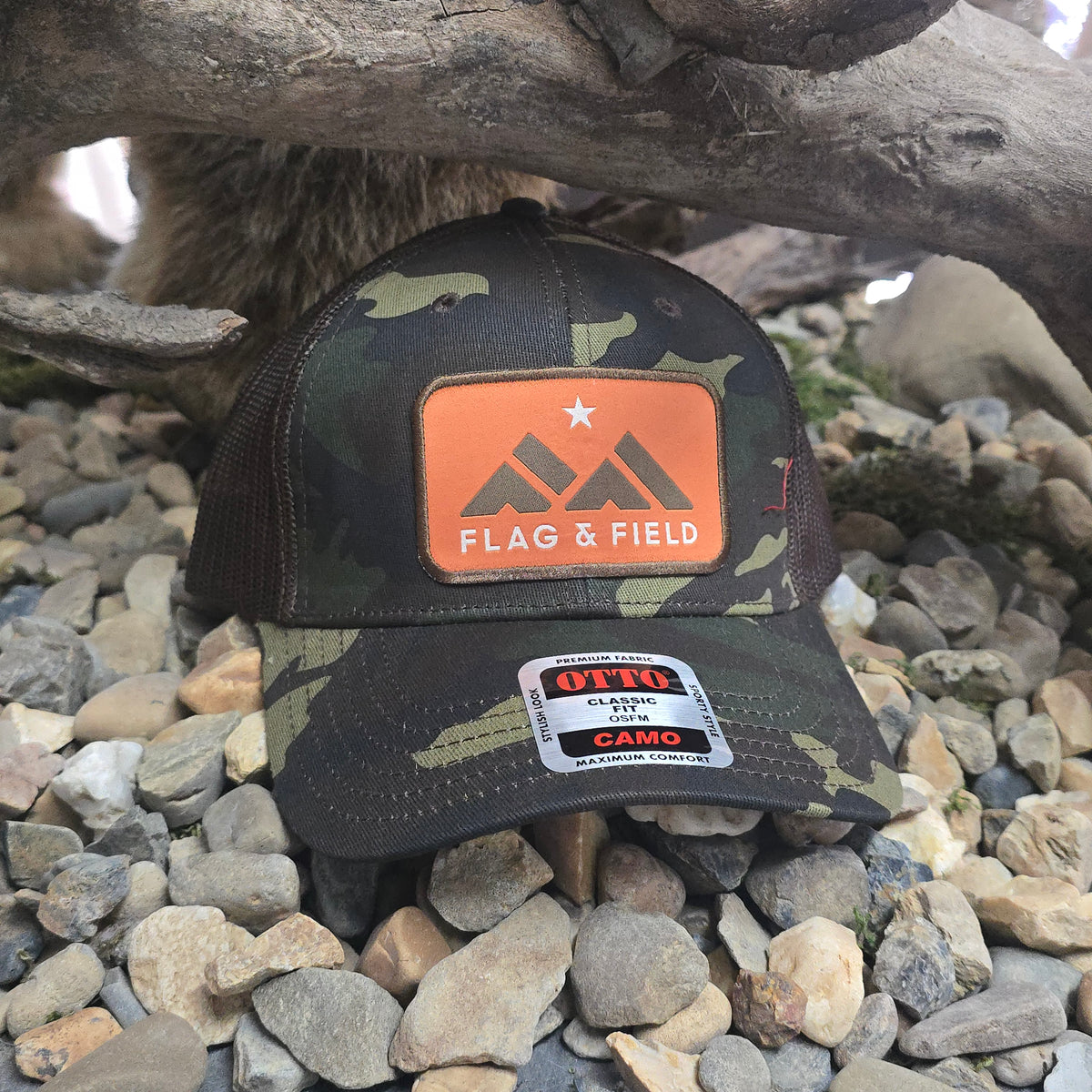 Flag and Field Camo Hat