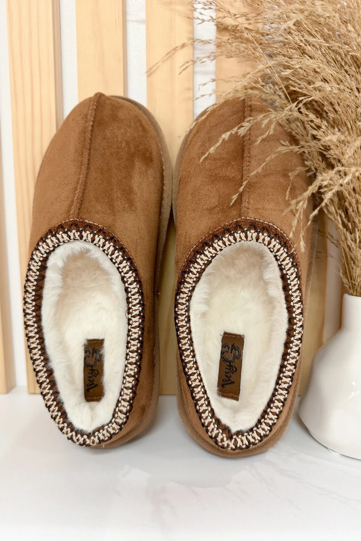 VERY G Sparks Taz MINI Platform Slippers - Tan