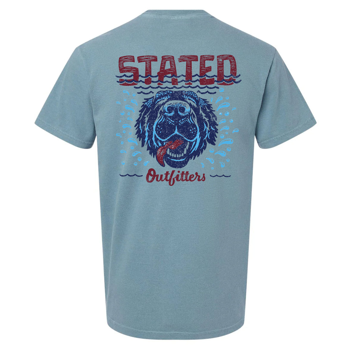 Wet Dog Ice Blue Tee