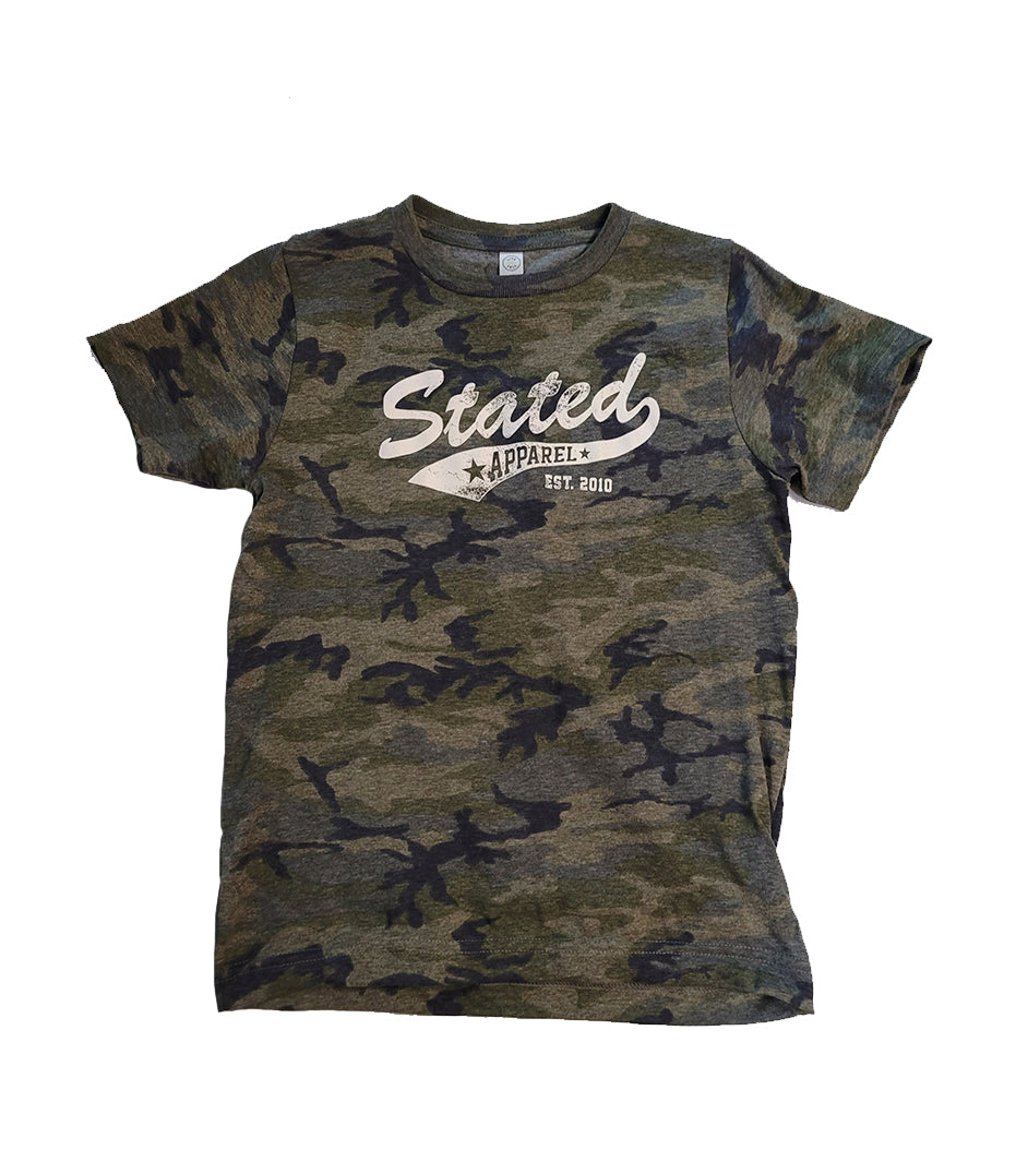 Stated Apparel Youth Alt Camo Short Sleeve T-shirt