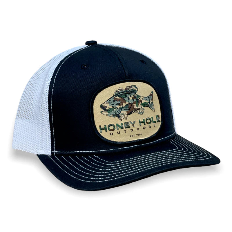 Honey Hole Camo Bass Hat