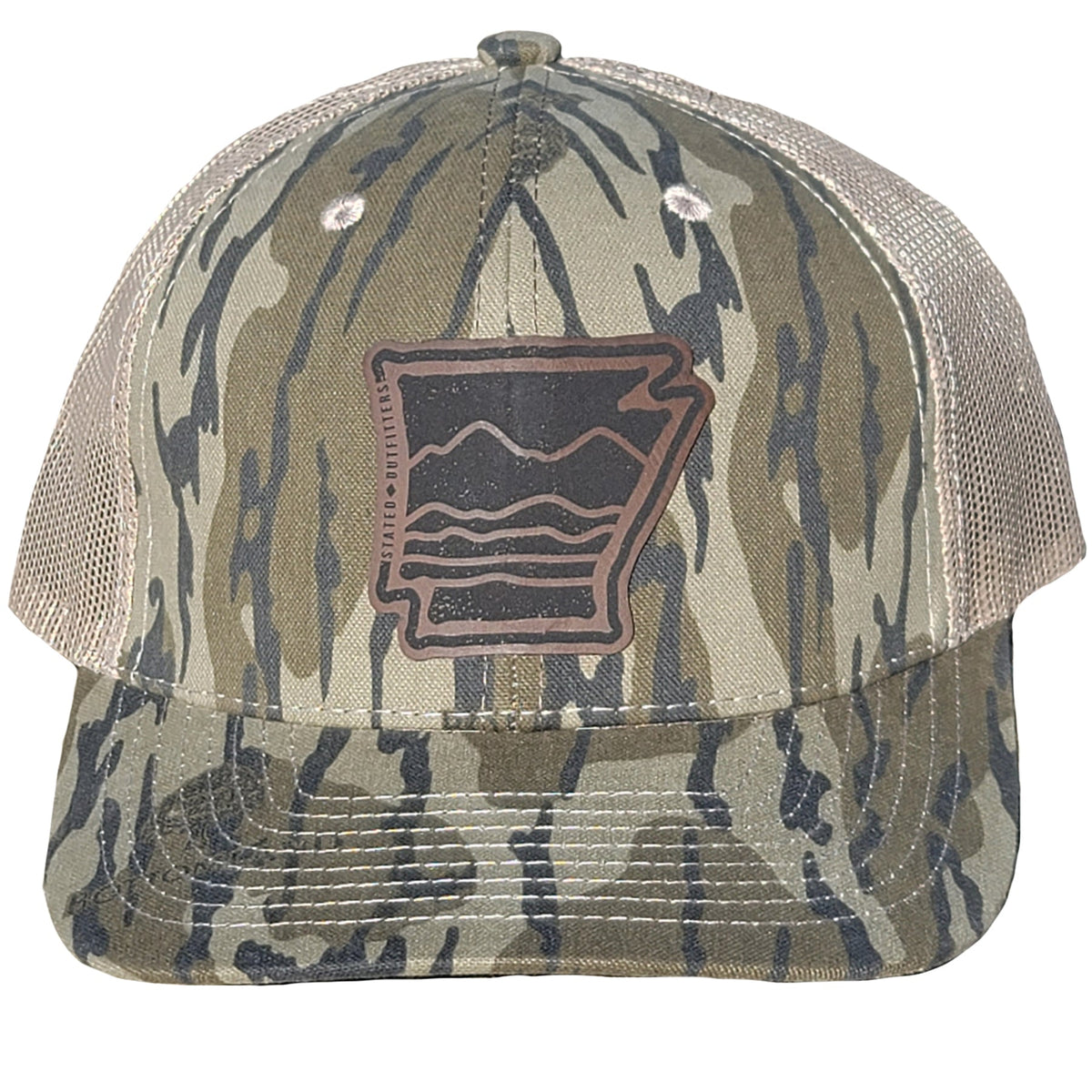 Stated Outfitters Big State Arkansas Leather Patch Hat