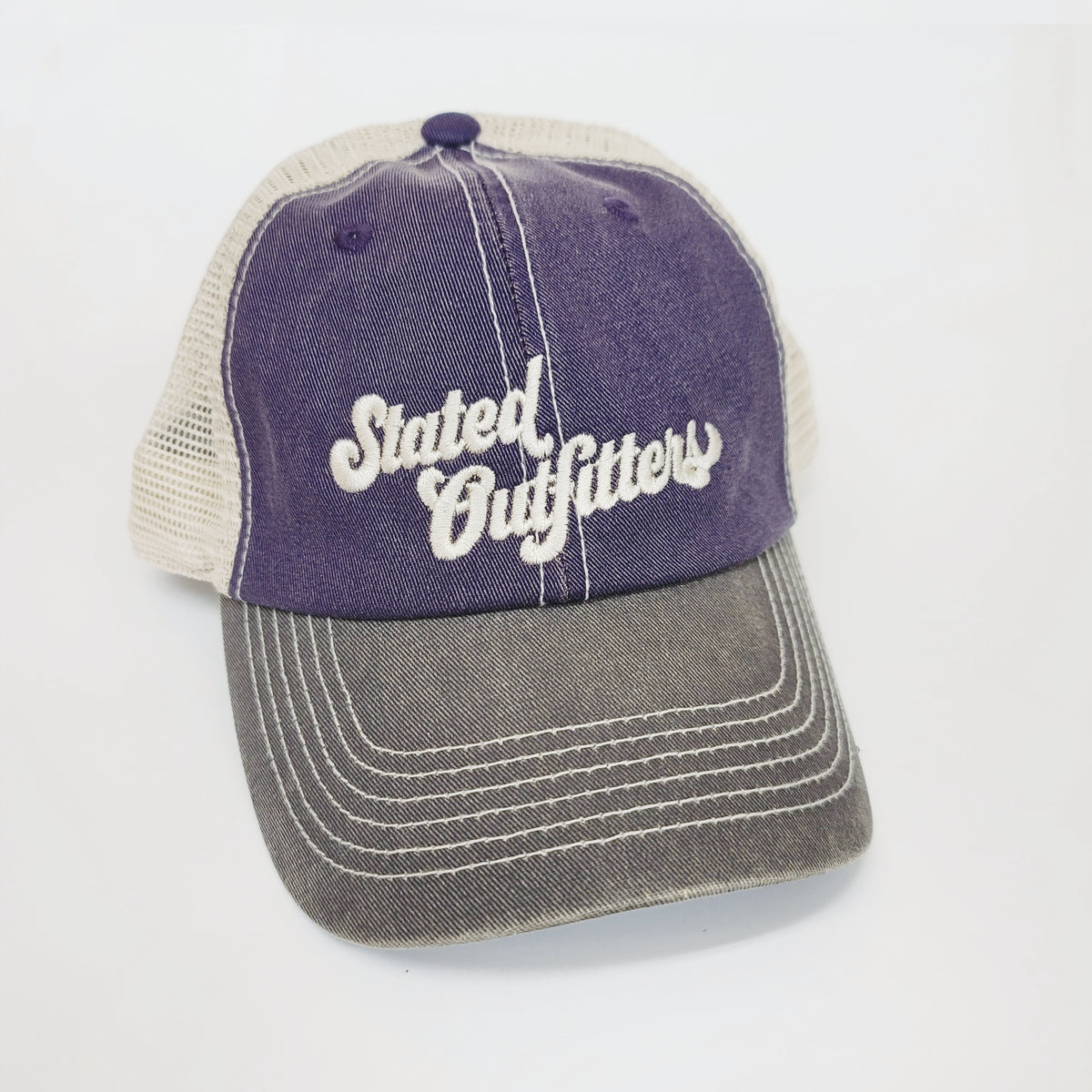 Stated Outfitters Embroidered Purple Hat