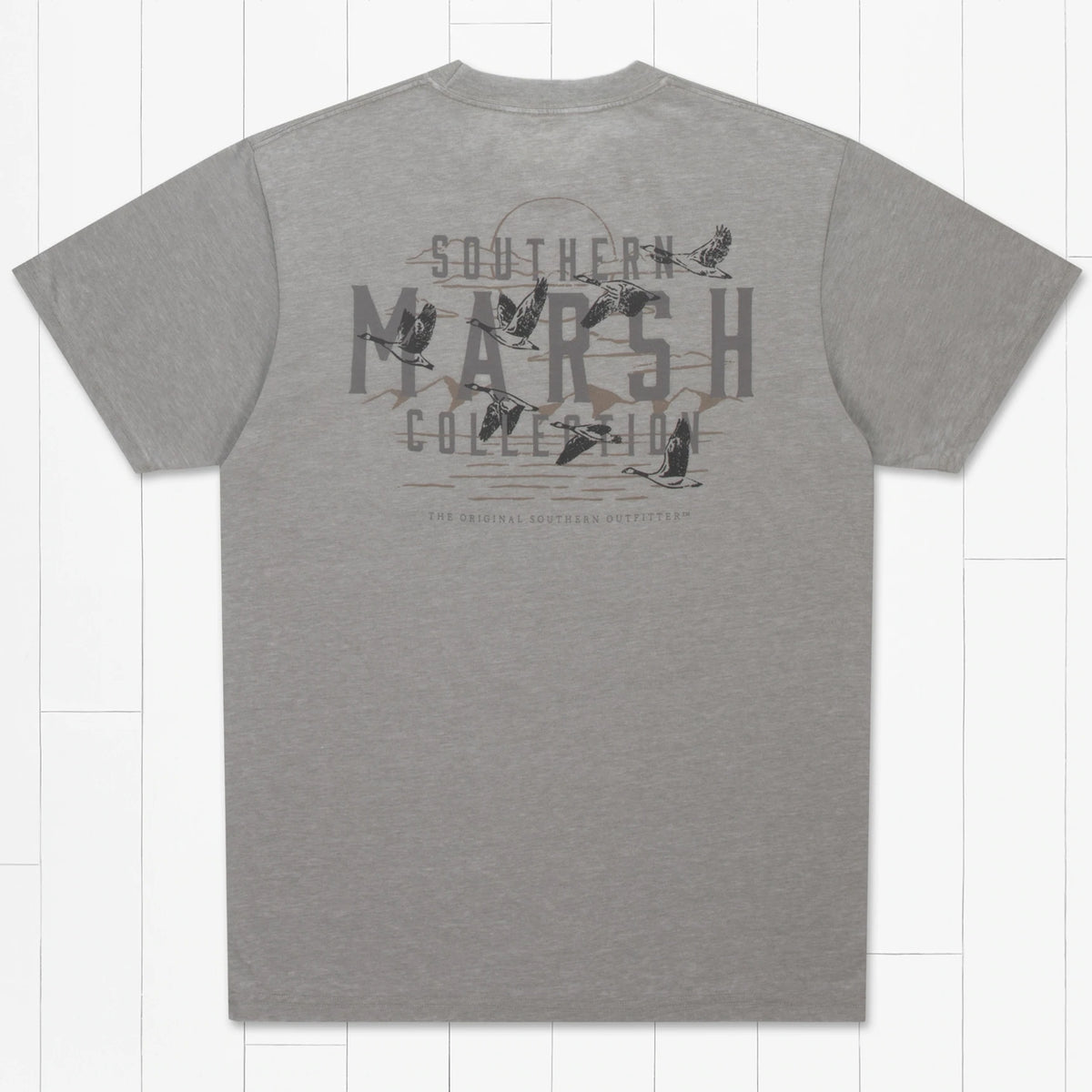 Southern Marsh Etched Formation Grey Tee
