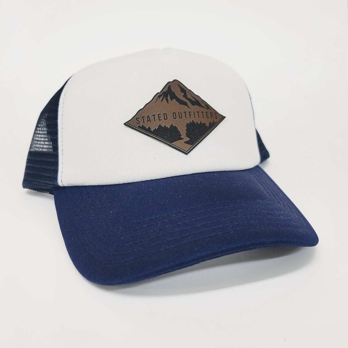 Stated Outfitters Patch Navy/White Foam Hat