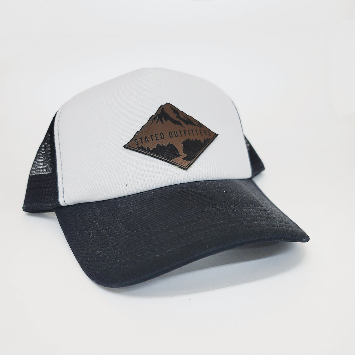 Stated Outfitters Patch Black/White Foam Hat