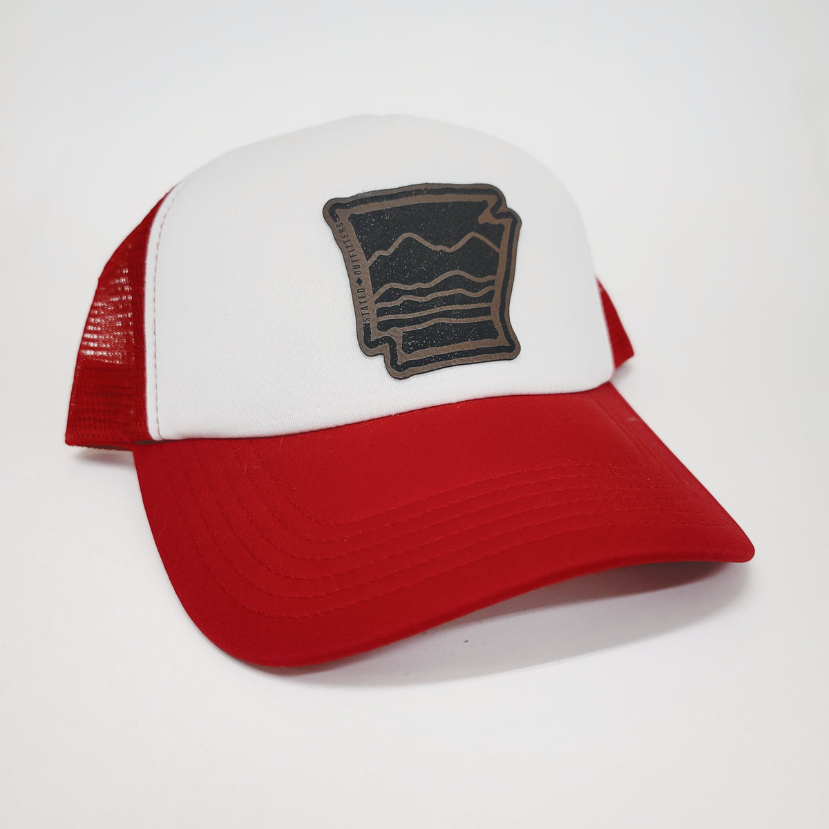 Stated Outfitters AR Patch Red/White Foam Hat
