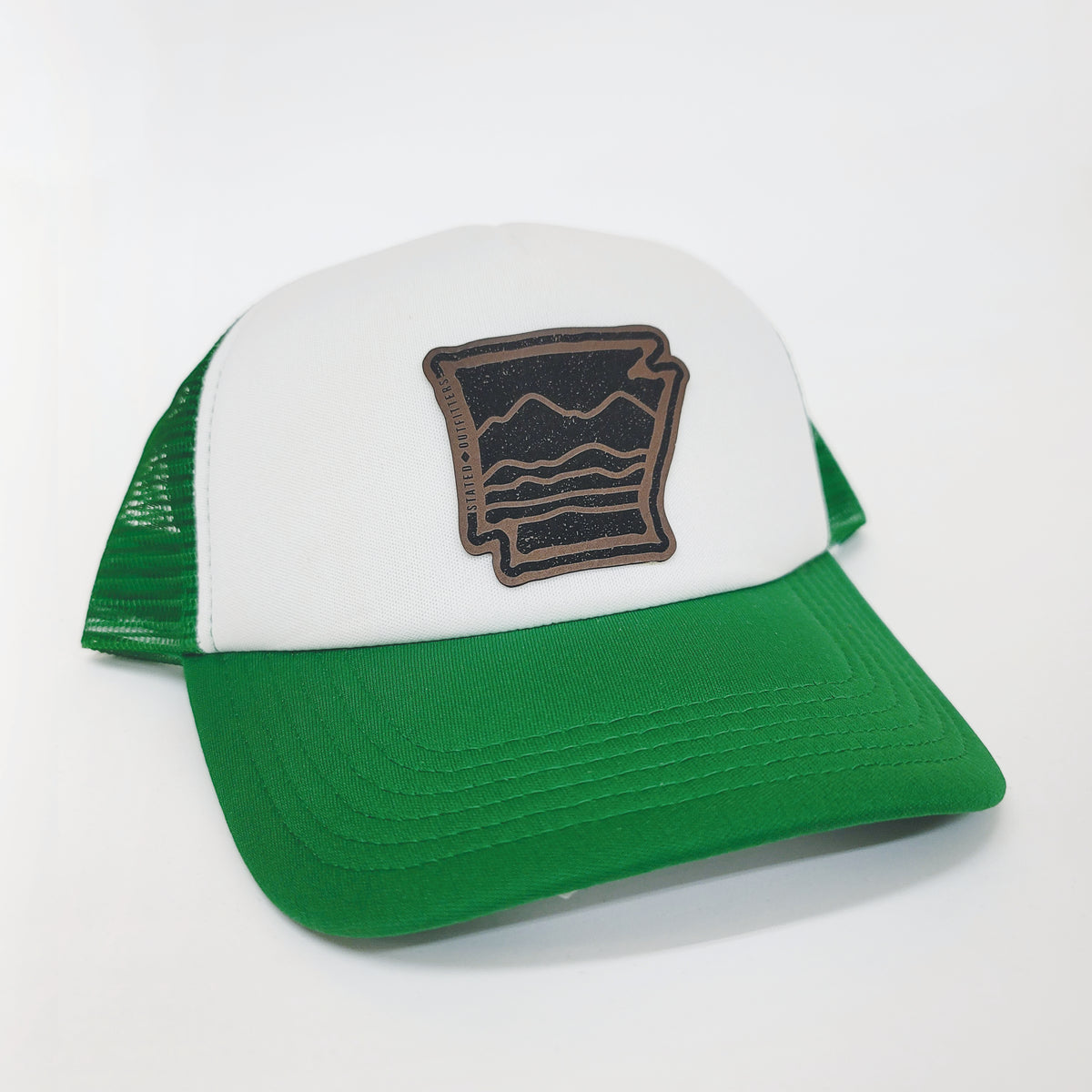 Stated Outfitters AR Patch Green/White Foam Hat