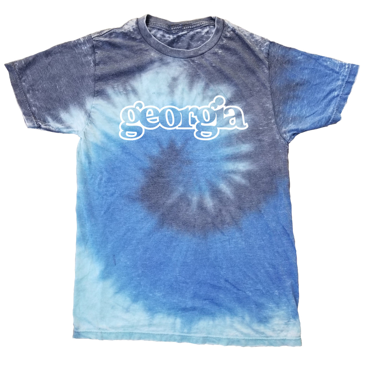 Blue Ocean Spiral Tie Dye T-Shirt