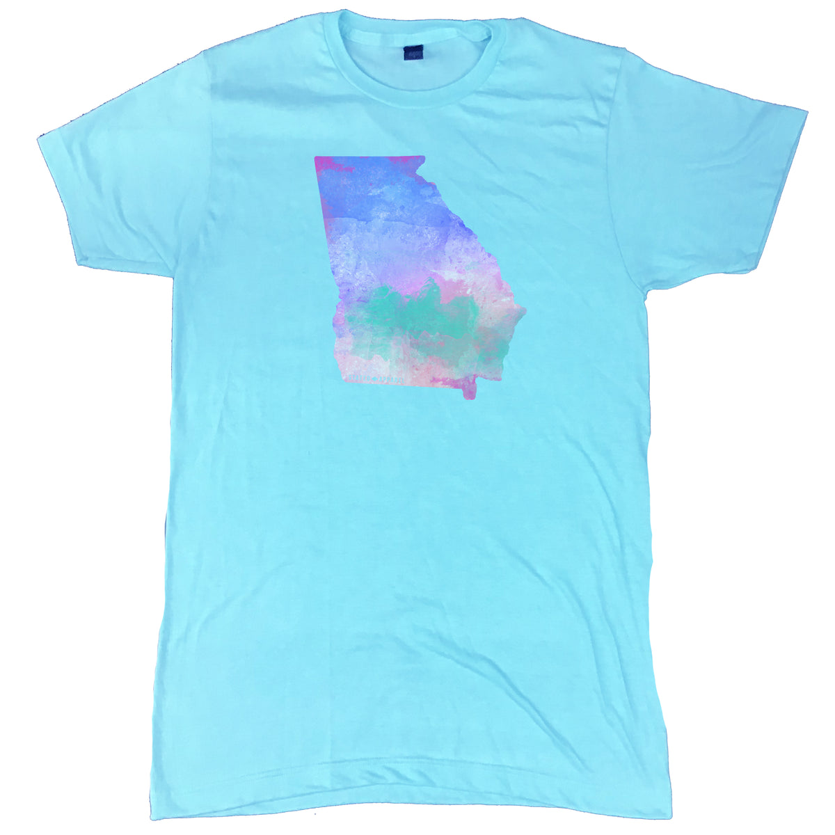 Georgia State Water Color T-Shirt