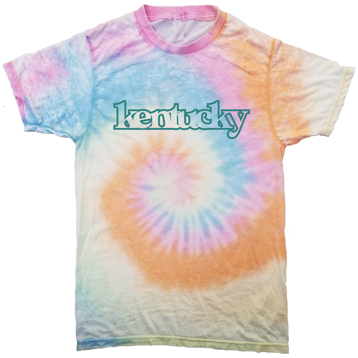 Kentucky Pastel Tie-Dye T-Shirt