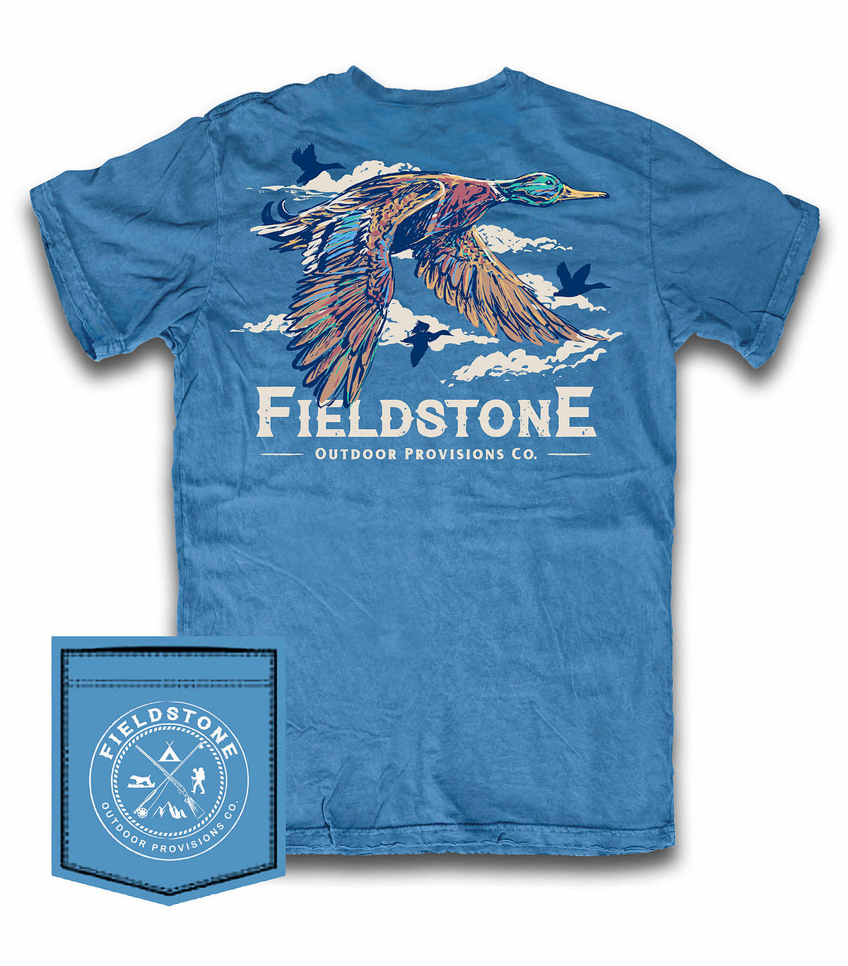 Fieldstone Migration CC Blue Tee