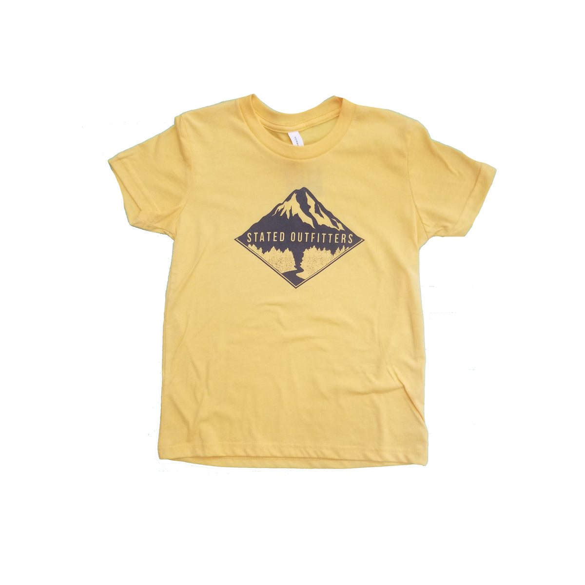 Stated Outfitters Youth Yellow/ Black Mountain Tee
