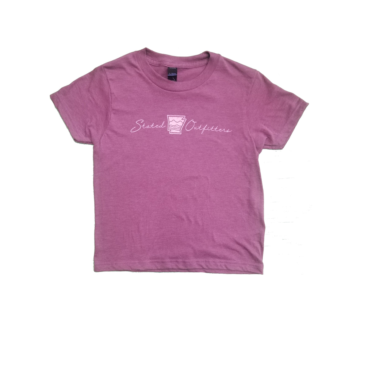 Stated Outfitters Youth Purple/ Cream Tee
