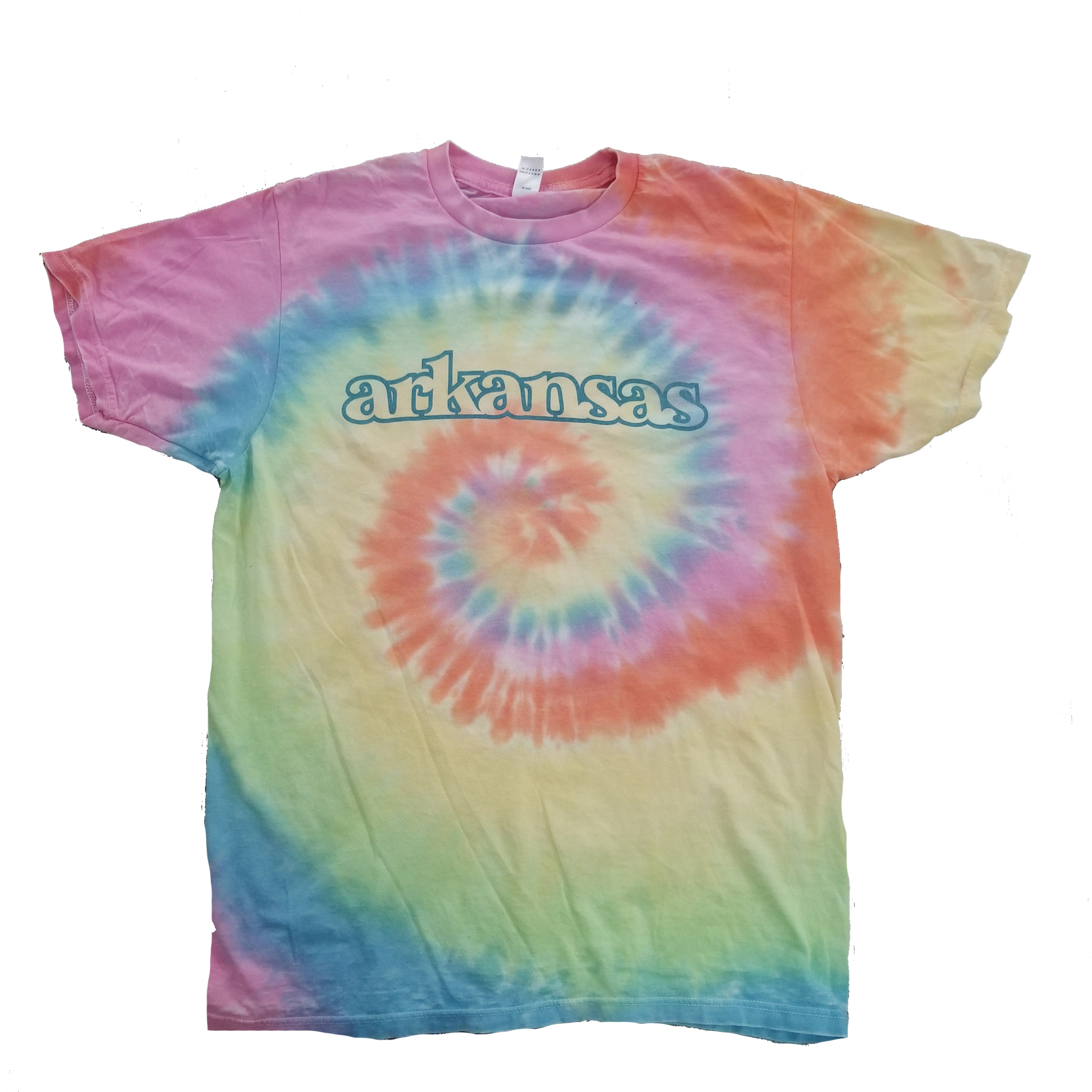 Arkansas Pastel Tie Dye T Shirt