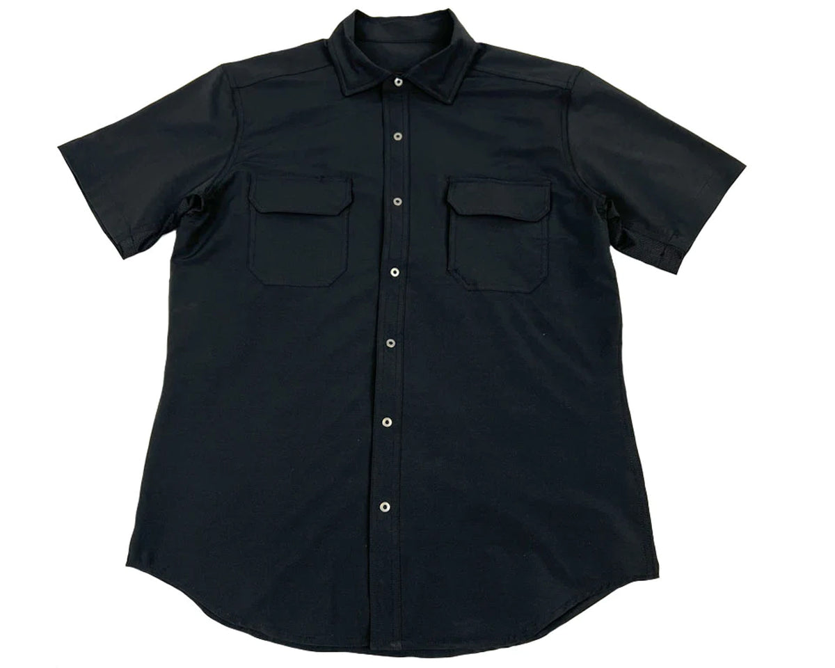 Two Dove Outdoors Black Button Up Tee